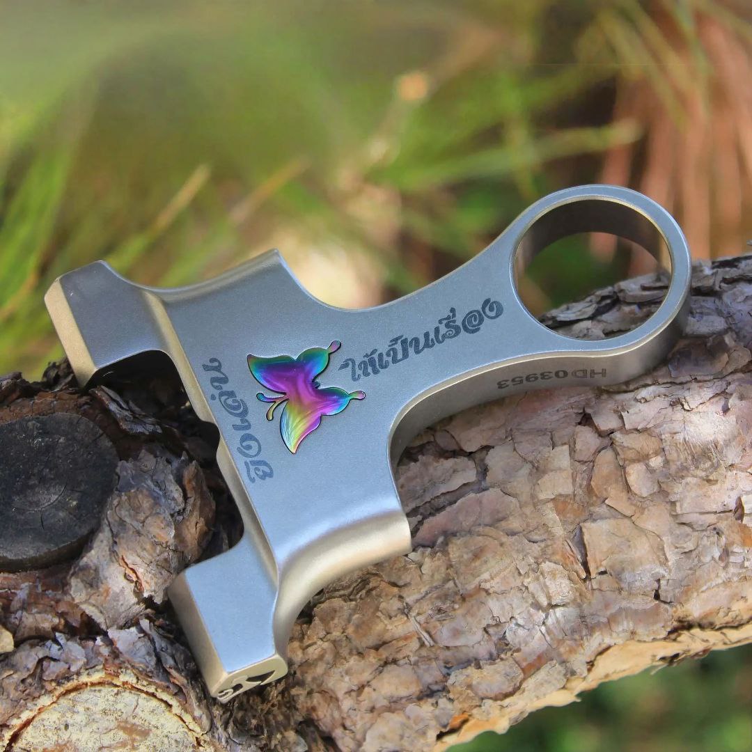 Dragon Tooth Butterfly Slingshot Stainless Steel