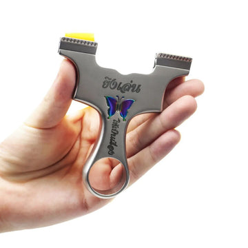 Dragon Tooth Butterfly Slingshot Stainless Steel